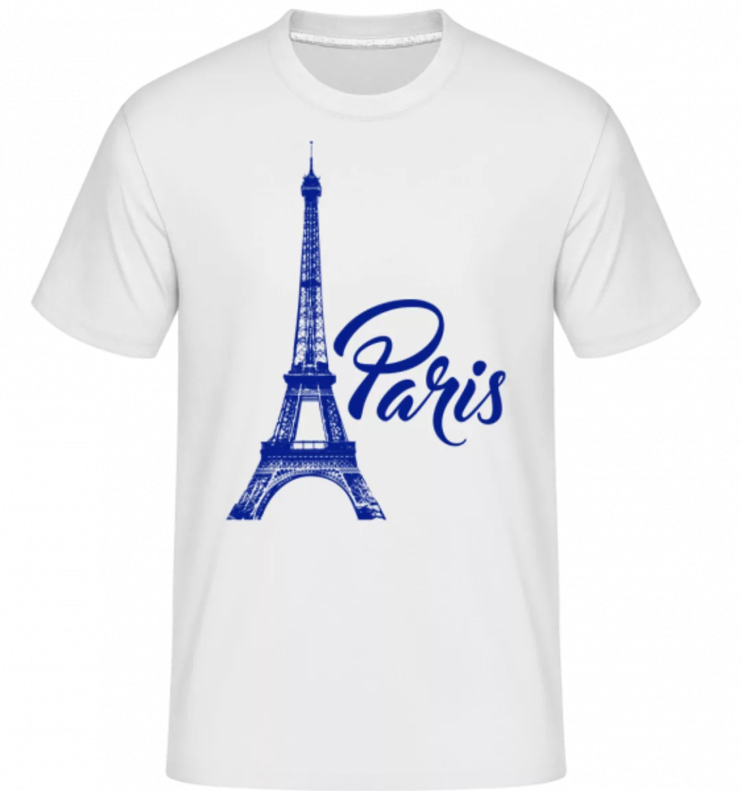 Paris France Blue · Shirtinator Männer T-Shirt günstig online kaufen