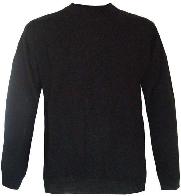 Mode Monte Carlo Strickpullover Pullover Stehbund Schwarz schwarz günstig online kaufen