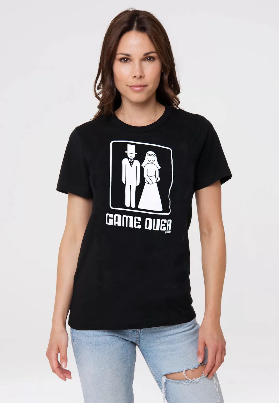LOGOSHIRT T-Shirt "Game Over" günstig online kaufen