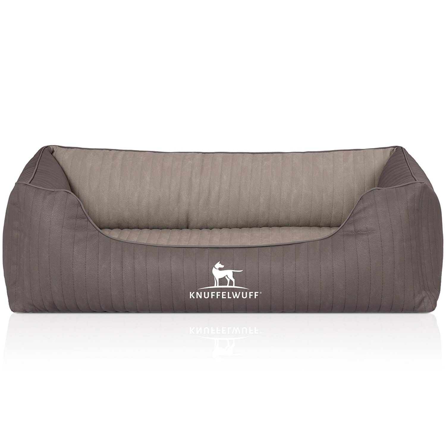 Knuffelwuff Hundebett Outlander Orthopädisch Kunstleder M-L 85 x 63cm Dunke günstig online kaufen