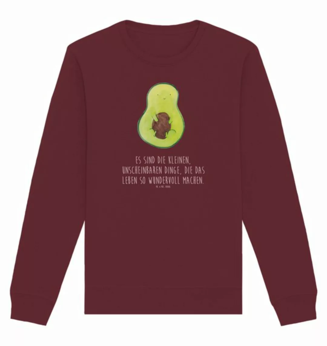 Mr. & Mrs. Panda Longpullover Avocado Kern Größe L - Burgundy - Geschenk, A günstig online kaufen