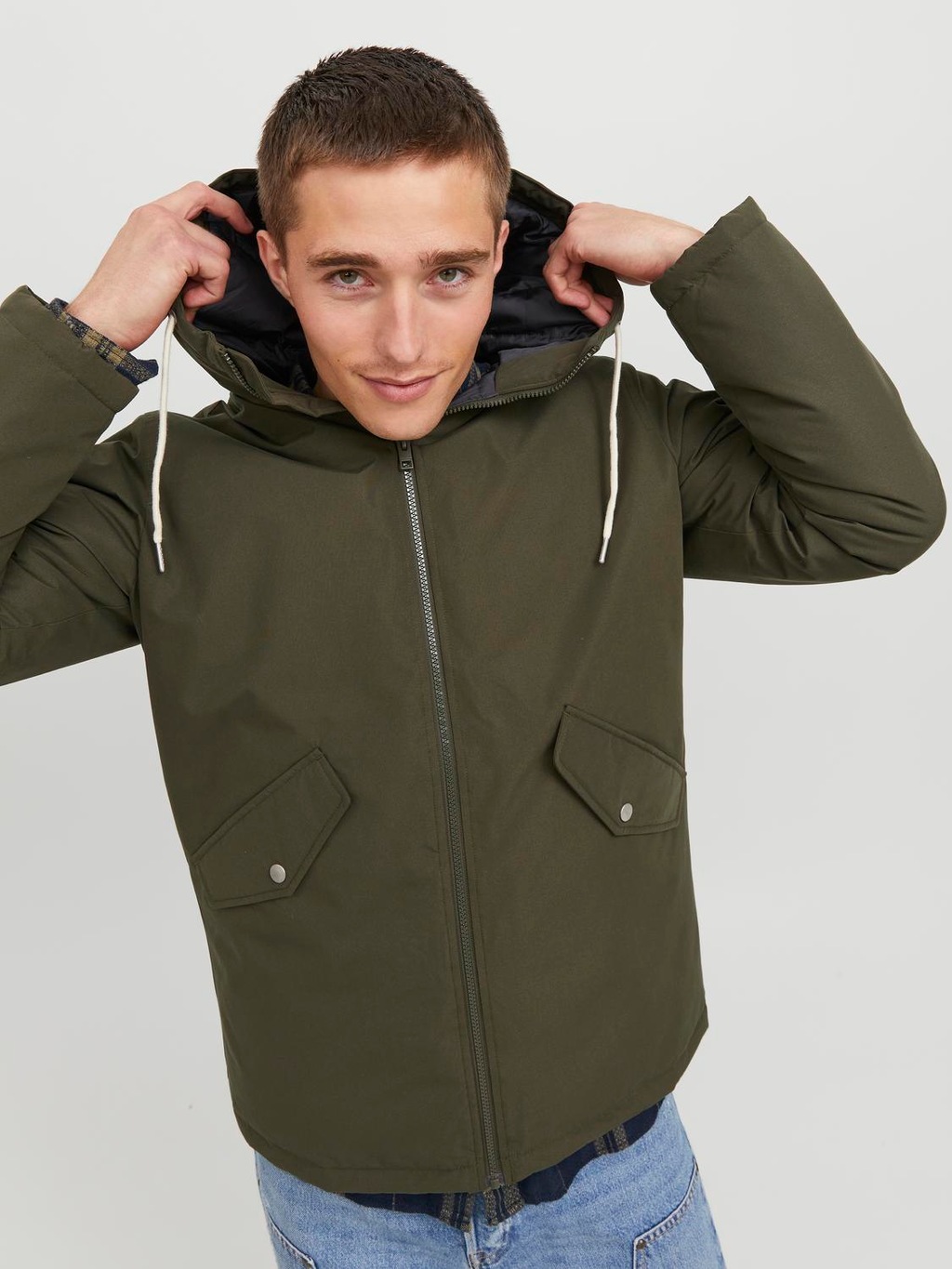 Jack & Jones Outdoorjacke "JJLOOP PARKA JACKET", mit Kapuze günstig online kaufen