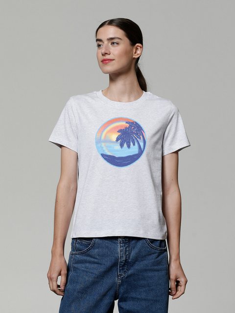 wat? Apparel T-Shirt Sunset Rainbow günstig online kaufen