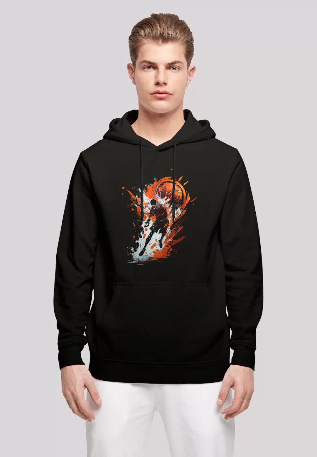 F4NT4STIC Kapuzenpullover "Basketball Splash Sport HOODIE", Print günstig online kaufen