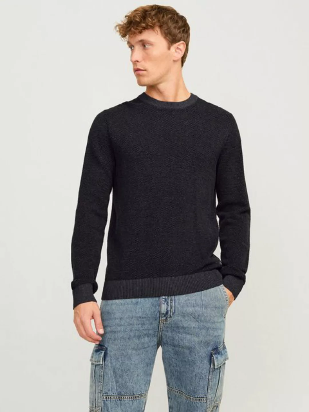 Jack & Jones Rundhalspullover JJEGLOBE KNIT CREW NECK NOOS günstig online kaufen