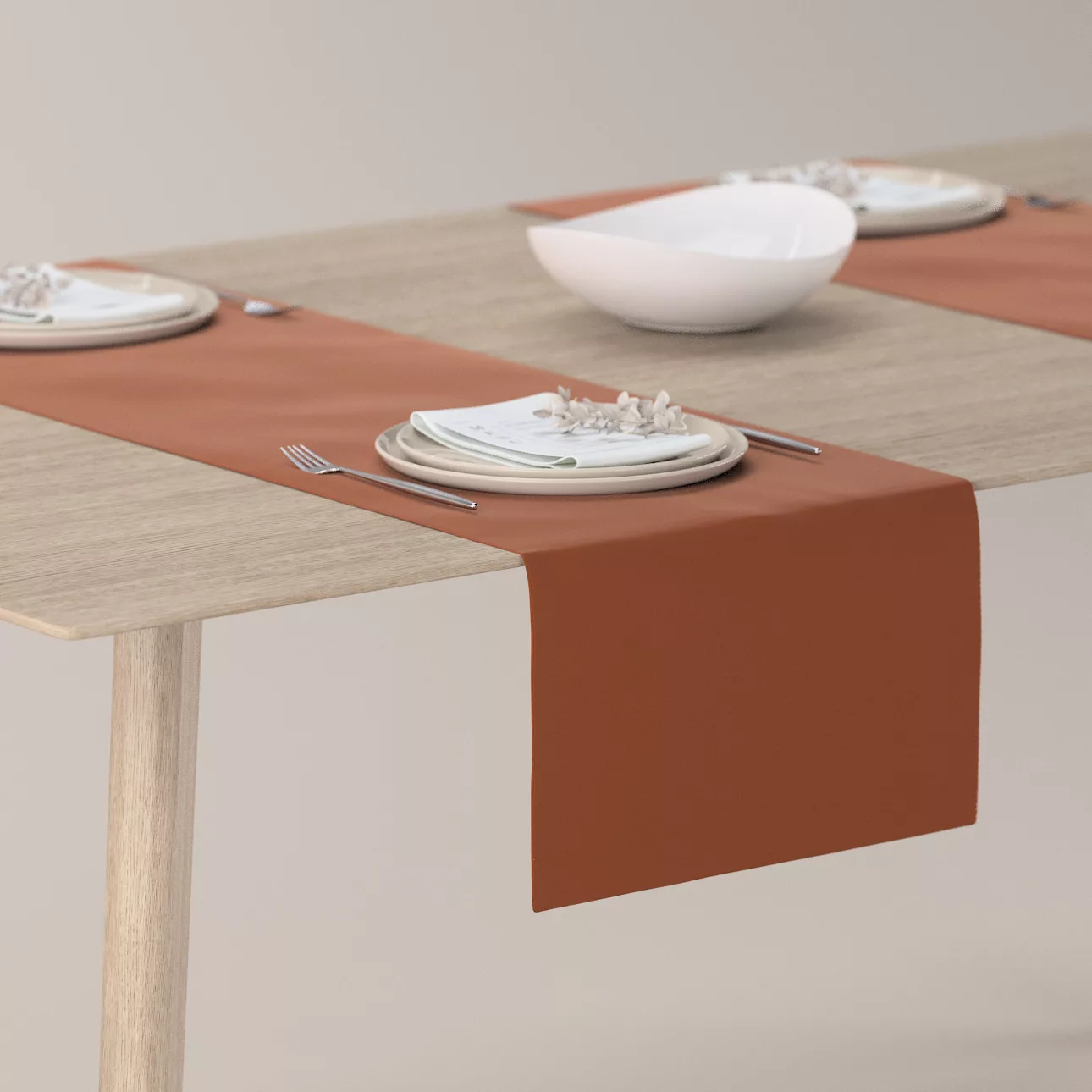 Tischläufer, braun-karamell, 40 x 130 cm, Velvet (704-33) günstig online kaufen