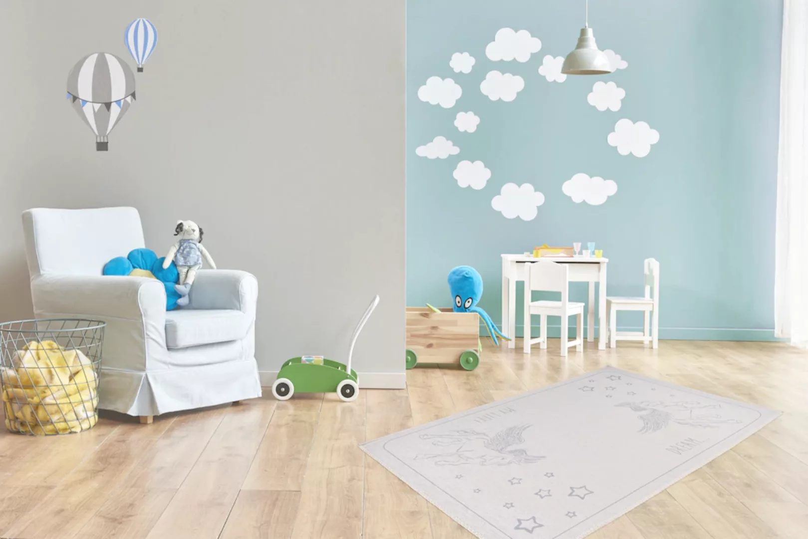 Arte Espina Kinderteppich »Bambini 200«, rechteckig, Fantasievoll bedruckte günstig online kaufen