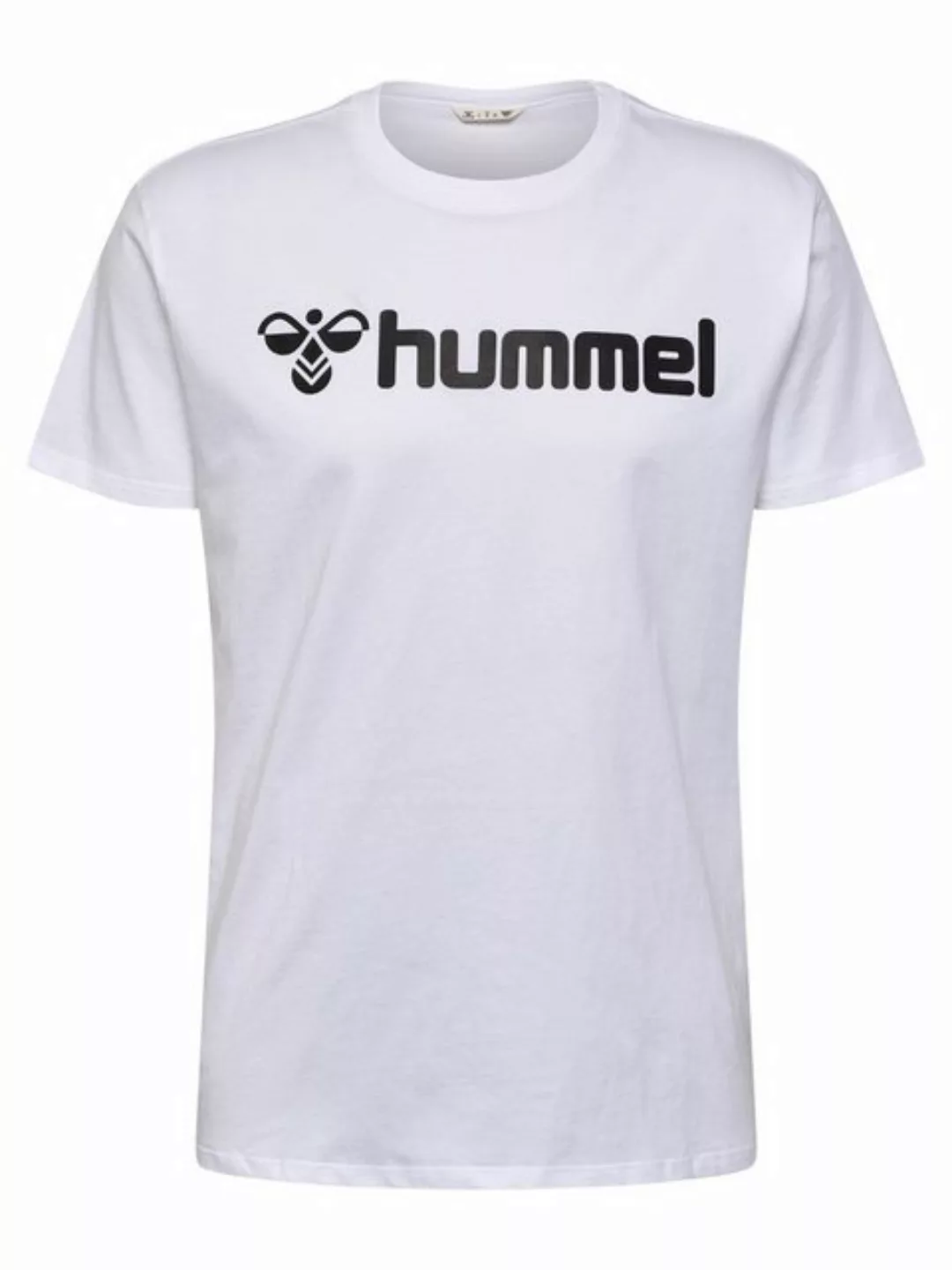 hummel T-Shirt T-Shirt Regular Fit Stretch Rundhalsausschnitt Logo 7928 in günstig online kaufen