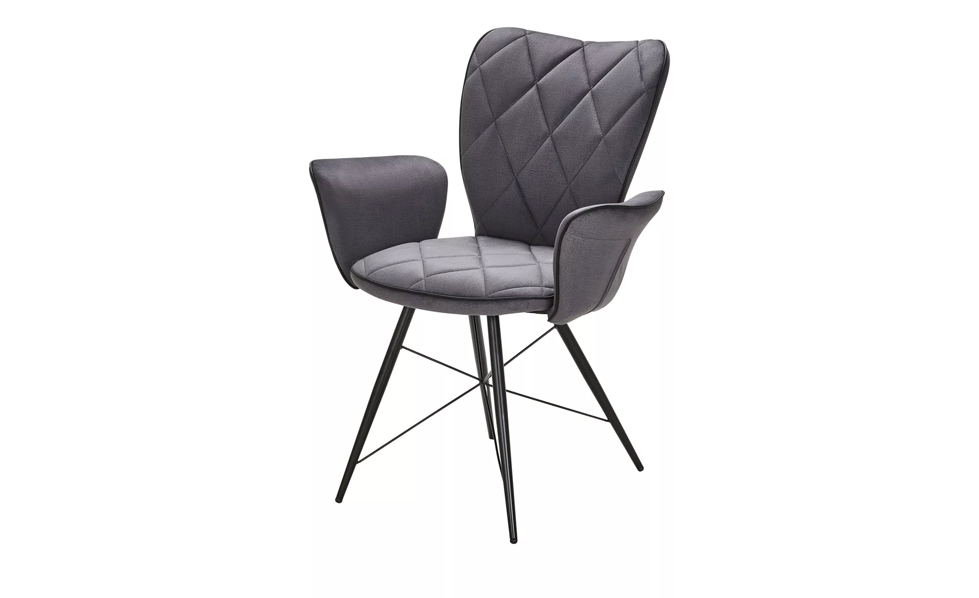 Stuhl  Chester - grau - 69,5 cm - 90 cm - 60 cm - Sconto günstig online kaufen