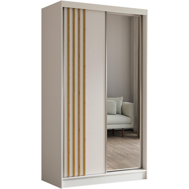 Beautysofa Kleiderschrank Moderner stilvoller eleganter Kleiderschrank mit günstig online kaufen