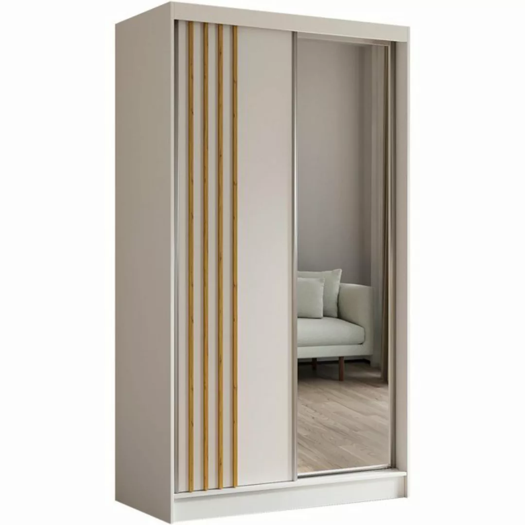 Beautysofa Kleiderschrank Moderner stilvoller eleganter Kleiderschrank mit günstig online kaufen