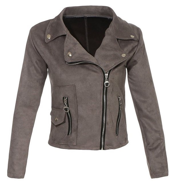 malito more than fashion Lederimitatjacke 19617 Bikerjacke Slim Fit mit Rev günstig online kaufen