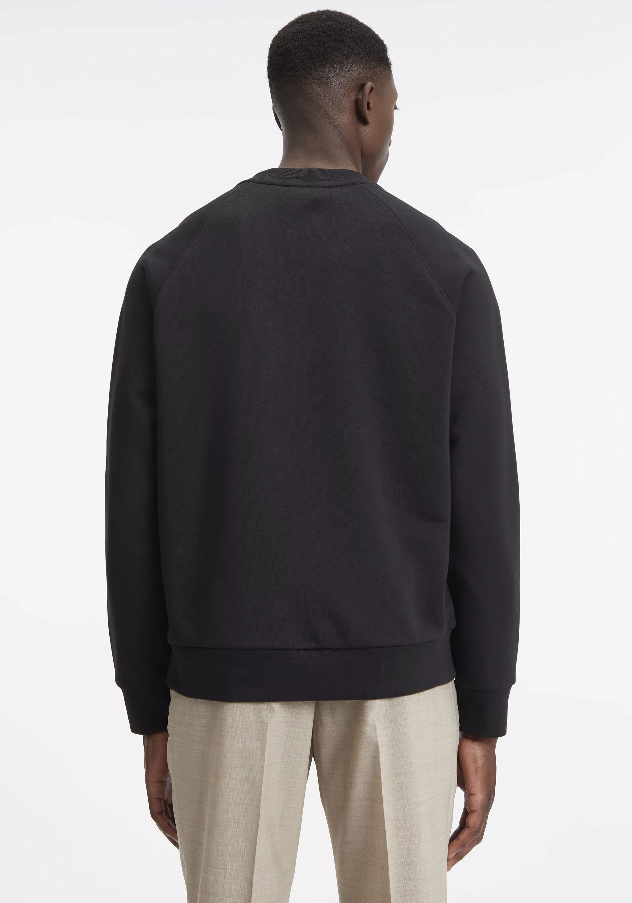 Calvin Klein Sweater "EMBROIDERED COMFORT SWEATSHIRT", mit hochschließendem günstig online kaufen