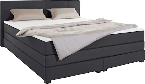 OTTO products Boxspringbett "Peetu", Taschenfederkern-Matratze, in 4 Breite günstig online kaufen