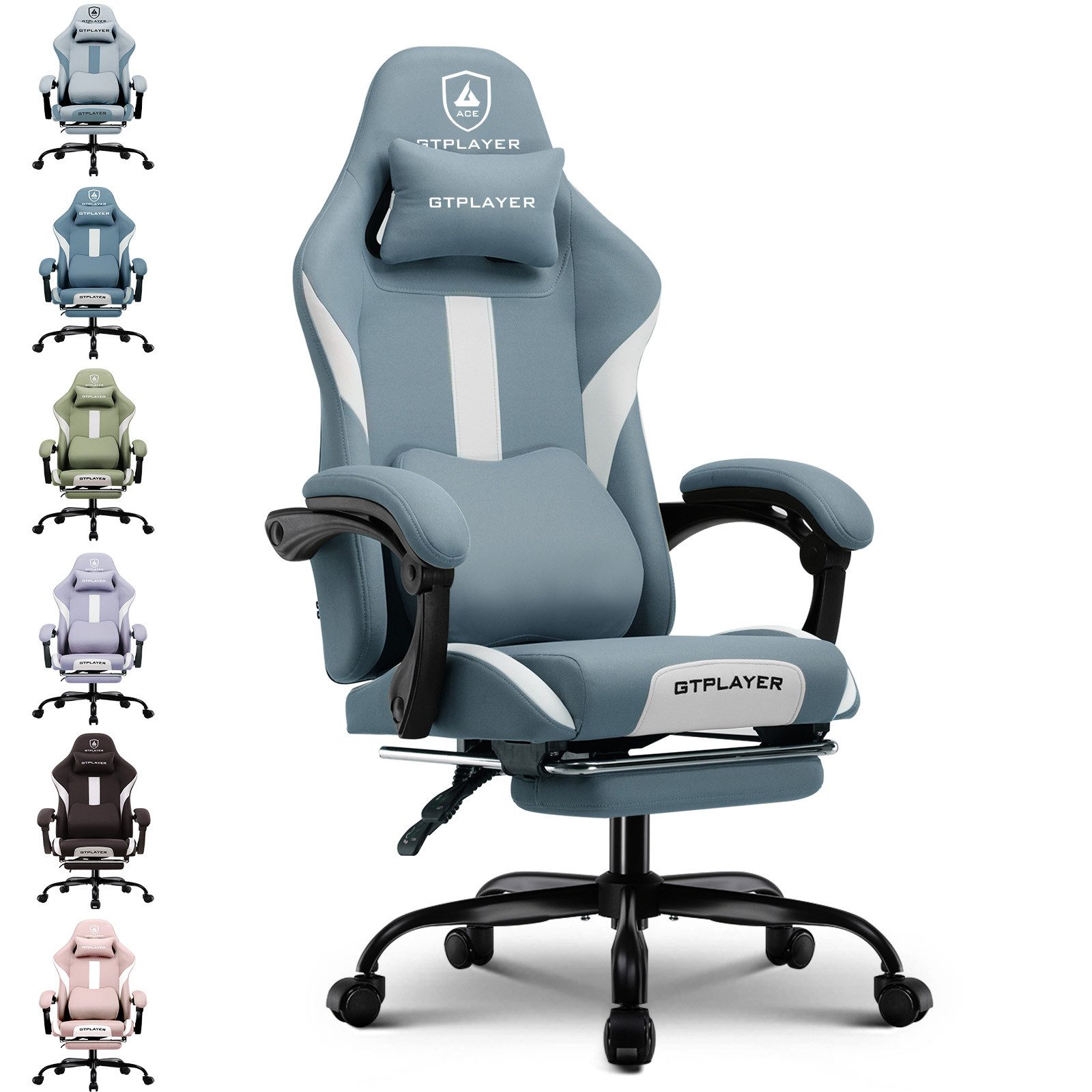 GTPLAYER Gaming-Stuhl Ergonomischer Gaming Sessel Schreibtischstuhl günstig online kaufen