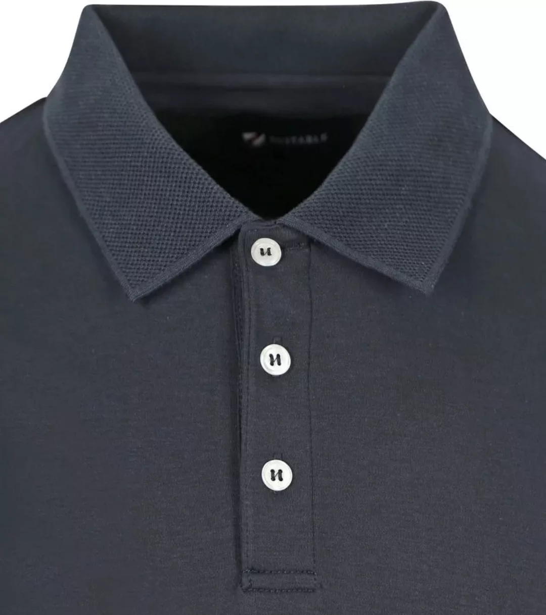 Suitable Liquid Poloshirt Navy  - Größe XL günstig online kaufen