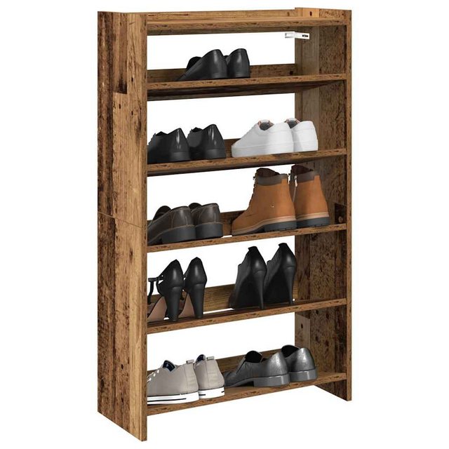 vidaXL Schuhschrank Schuhregal Altholz-Optik 60x25x100 cm Holzwerkstoff günstig online kaufen