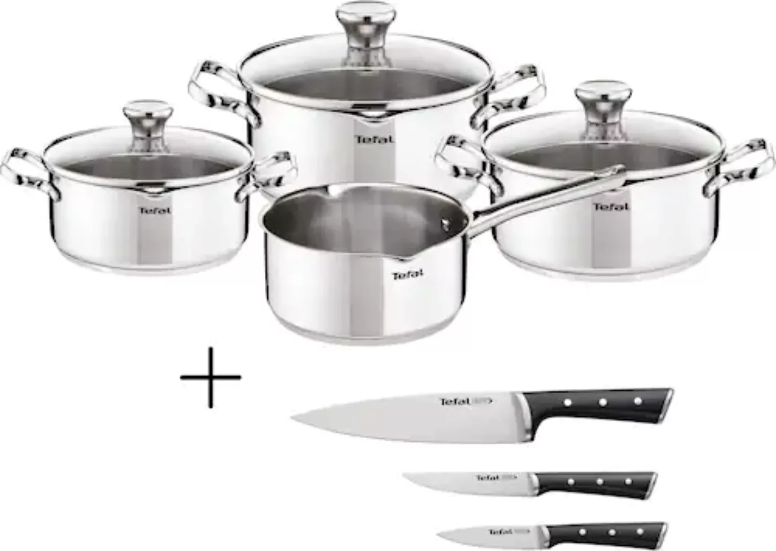 Tefal Topf-Set »Duetto + Ice Force«, 10-teillig günstig online kaufen