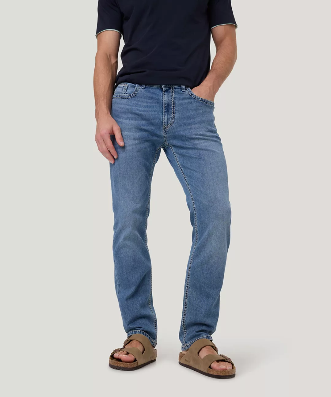 Pioneer Authentic Jeans Straight-Jeans "Rando Dicke Nähte" günstig online kaufen