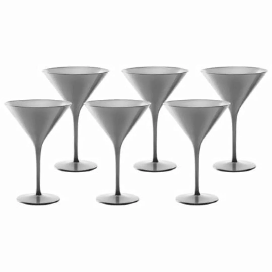 ELEMENTS Cocktailschale Silber 6er Set Cocktailgläser silber günstig online kaufen