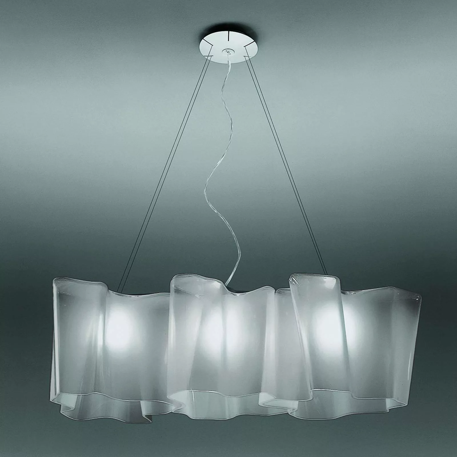 Artemide Logico Hängelampe 3fl Länge 100 cm grau günstig online kaufen