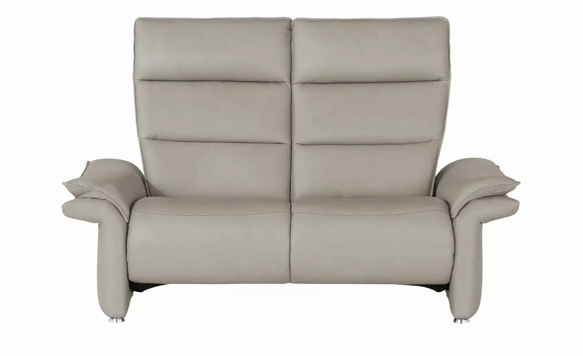 Hukla Ledersofa  Corvina ¦ grau ¦ Maße (cm): B: 154 H: 109 T: 90.0 Polsterm günstig online kaufen