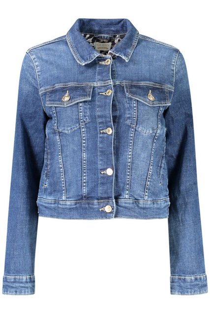 GUESS JEANS Outdoorjacke Damen Jeans Sportjacke Blau: Bio-Baumwolle, Wasch- günstig online kaufen