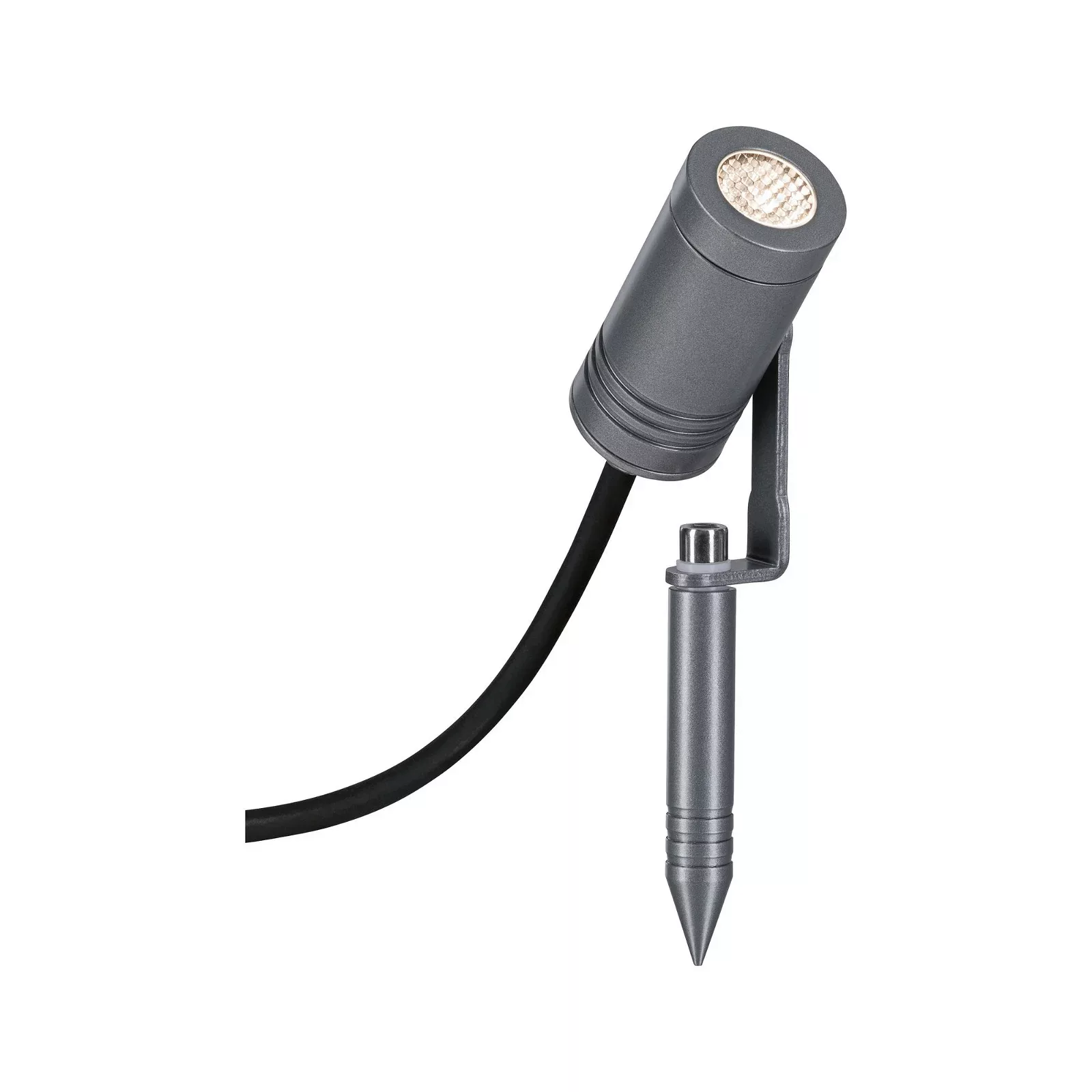 Paulmann "LED Gartenstrahler Radix IP65 56mm 3000K 5,5W 260lm 230V Grau Alu günstig online kaufen