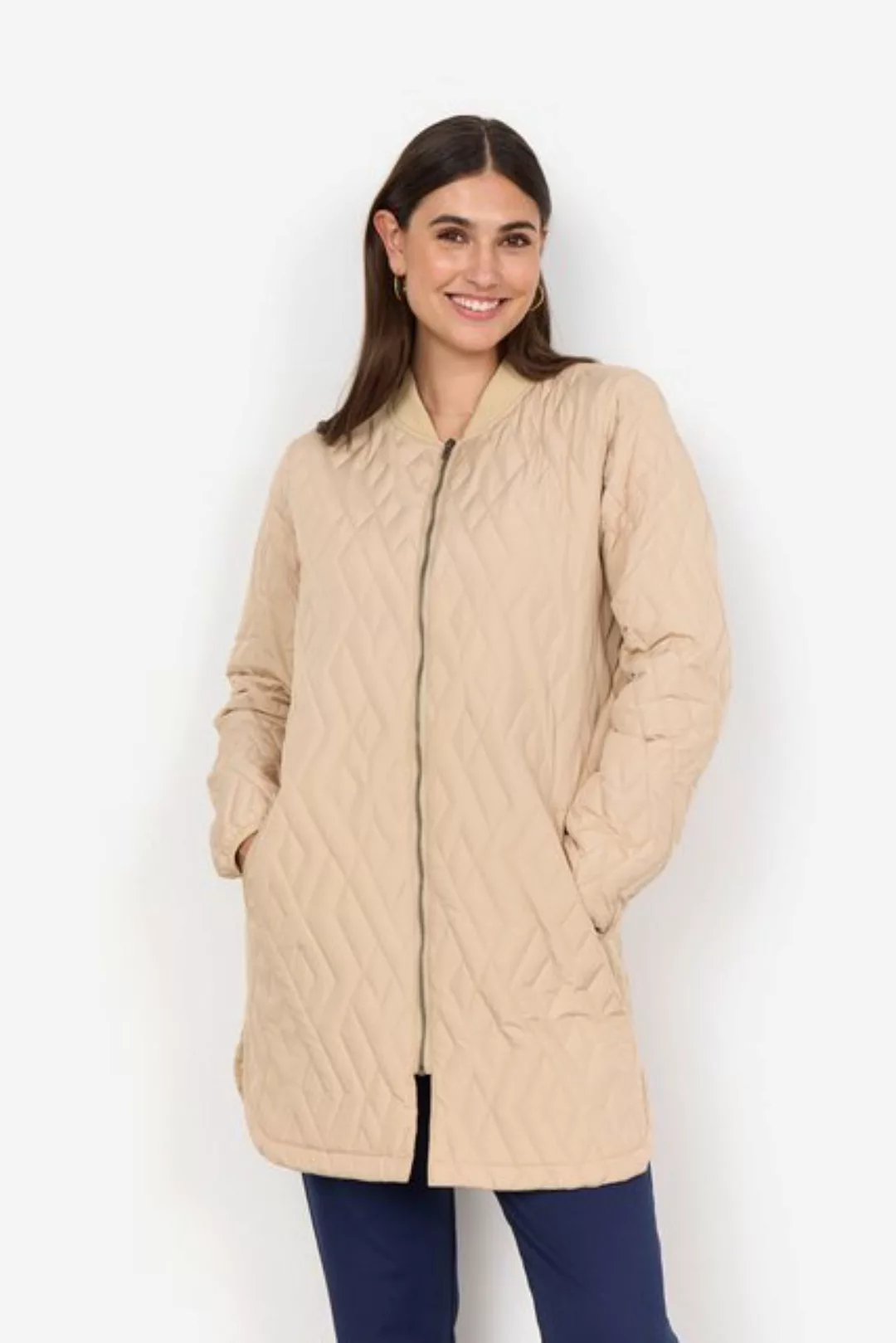 soyaconcept Outdoorjacke Soyaconcept Steppjacke SC-Fenya in Sand (1-St) Rip günstig online kaufen