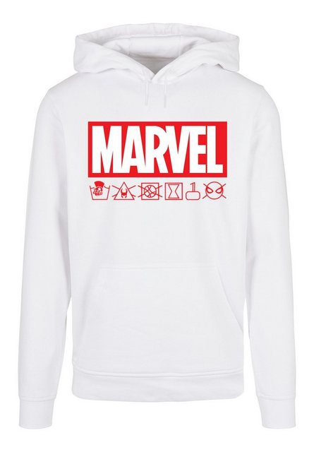 F4NT4STIC Kapuzenpullover Marvel Logo washed Care Waschanleitung Print günstig online kaufen