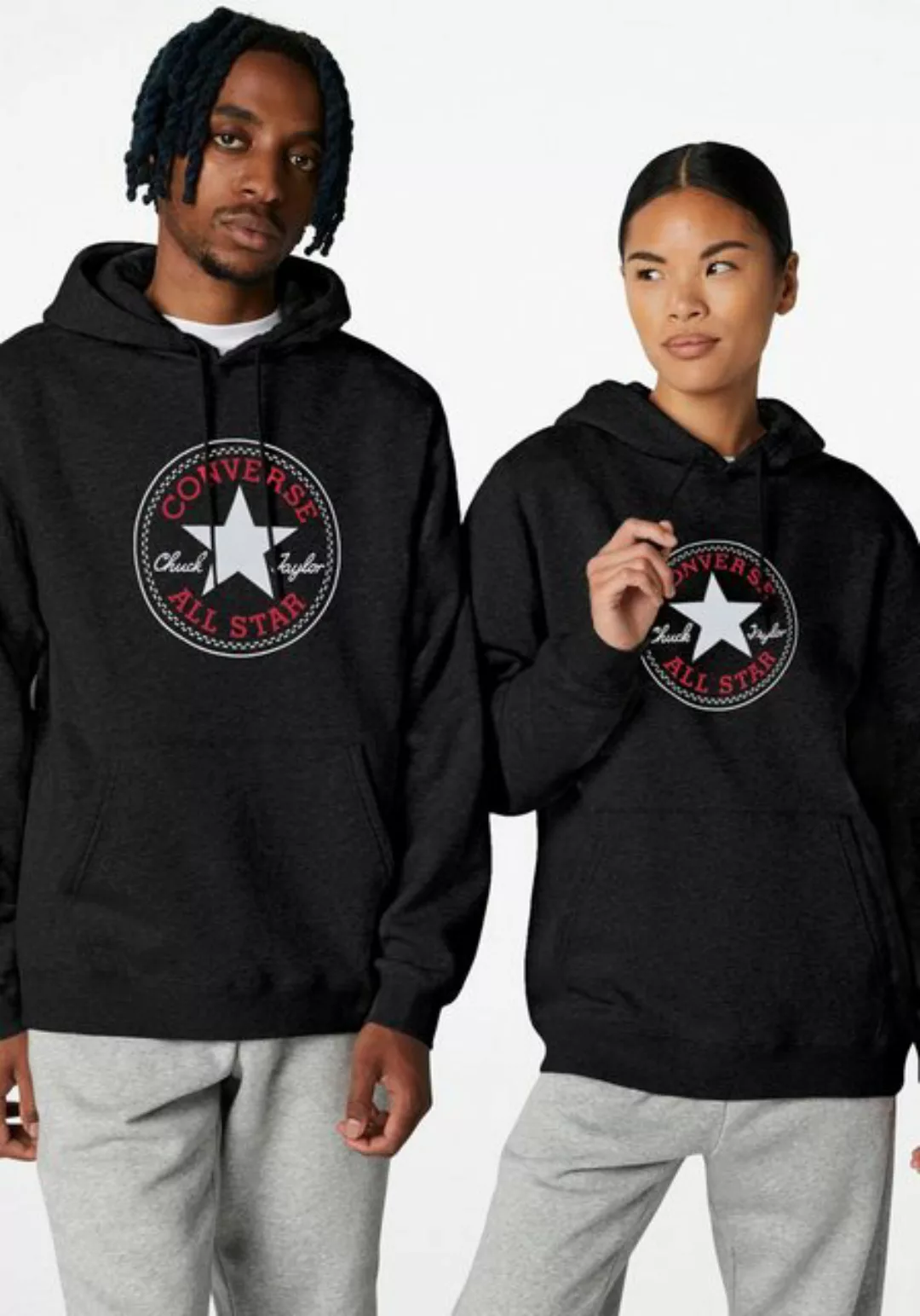 Converse Kapuzensweatshirt "STANDARD FIT CENTER FRONT LARGE CHUCK", Unisex günstig online kaufen