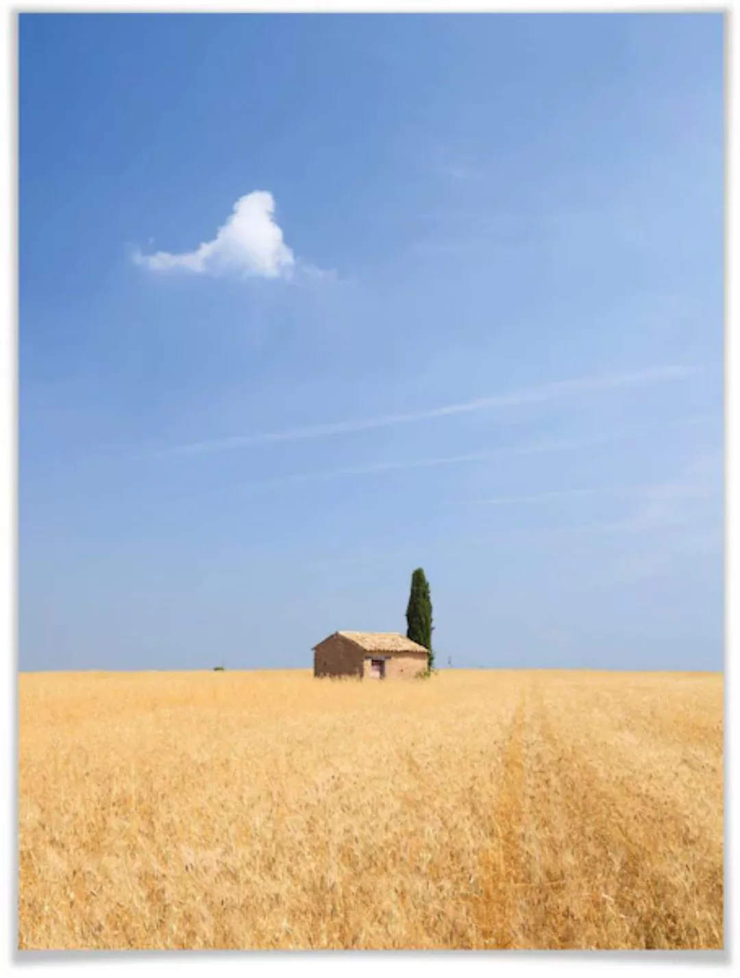 Wall-Art Poster »Toskana«, Landschaften, (1 St.), Poster ohne Bilderrahmen günstig online kaufen