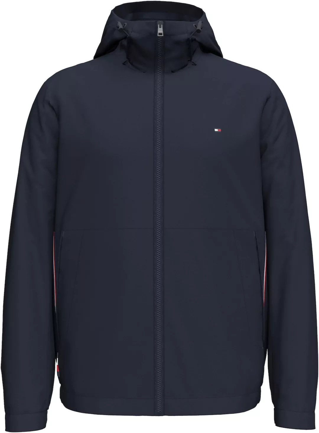 Tommy Hilfiger Outdoorjacke RWB HOODED JACKET mit verstellbarer Kapuze günstig online kaufen