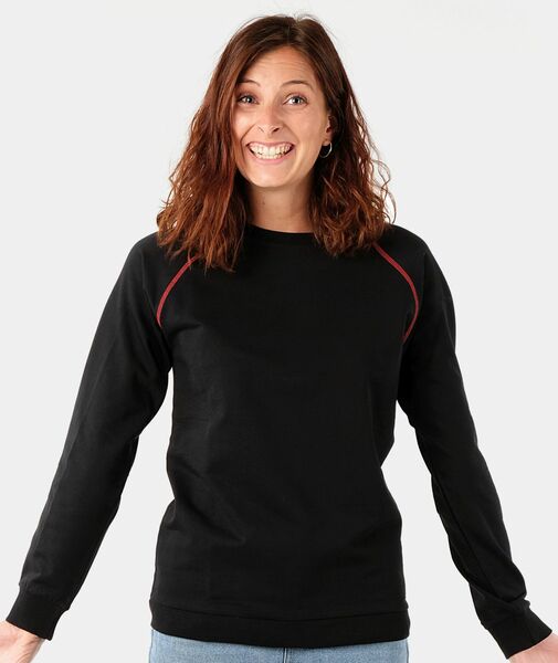 Damen Raglan Sweater Aus Reiner Bio-baumwolle günstig online kaufen