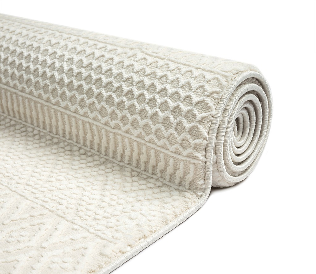 the carpet Teppich »Sign«, rund, Designer Teppich Flor 1 recyceltem Polyest günstig online kaufen