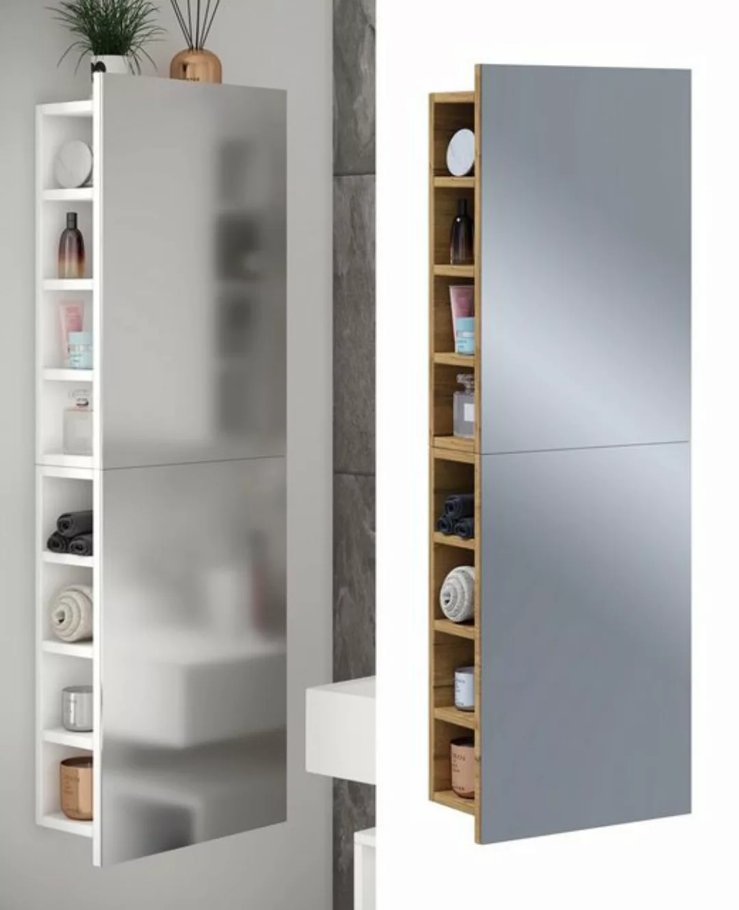 VCM Badspiegel Wandspiegel Hängespiegel Spiegelschrank Badezimmer Flandu XL günstig online kaufen