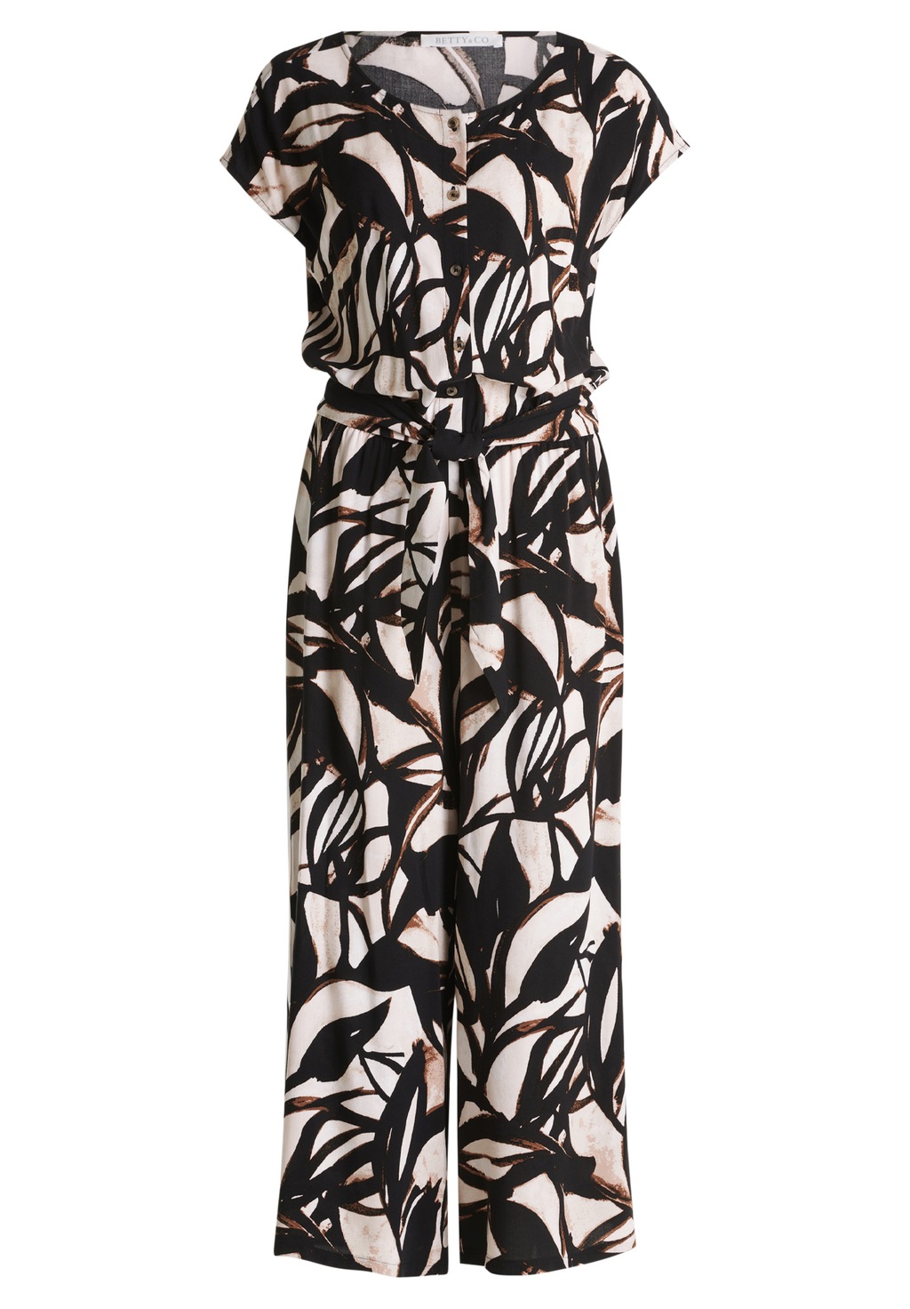 Betty&Co Overall "Betty & Co Damen Jumpsuit mit U-Boot-Ausschnitt", (1 tlg. günstig online kaufen