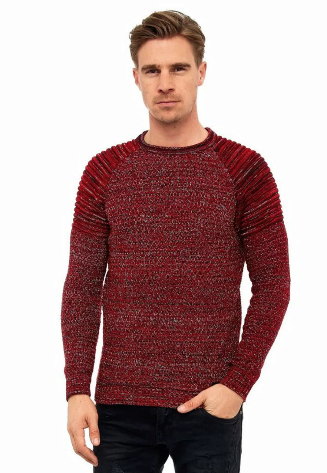 Rusty Neal Strickpullover, im modischen Strick-Design günstig online kaufen