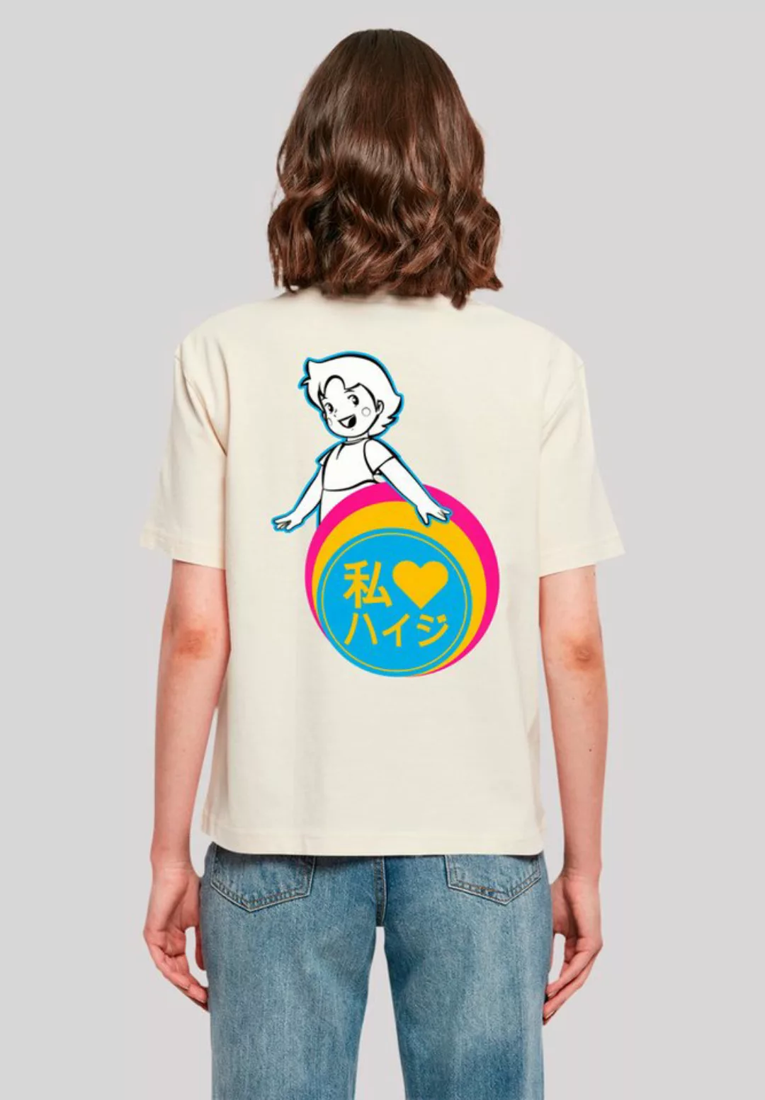 F4NT4STIC T-Shirt "Heidi Kopf Motiv Heroes of Childhood", Nostalgie, Retro, günstig online kaufen