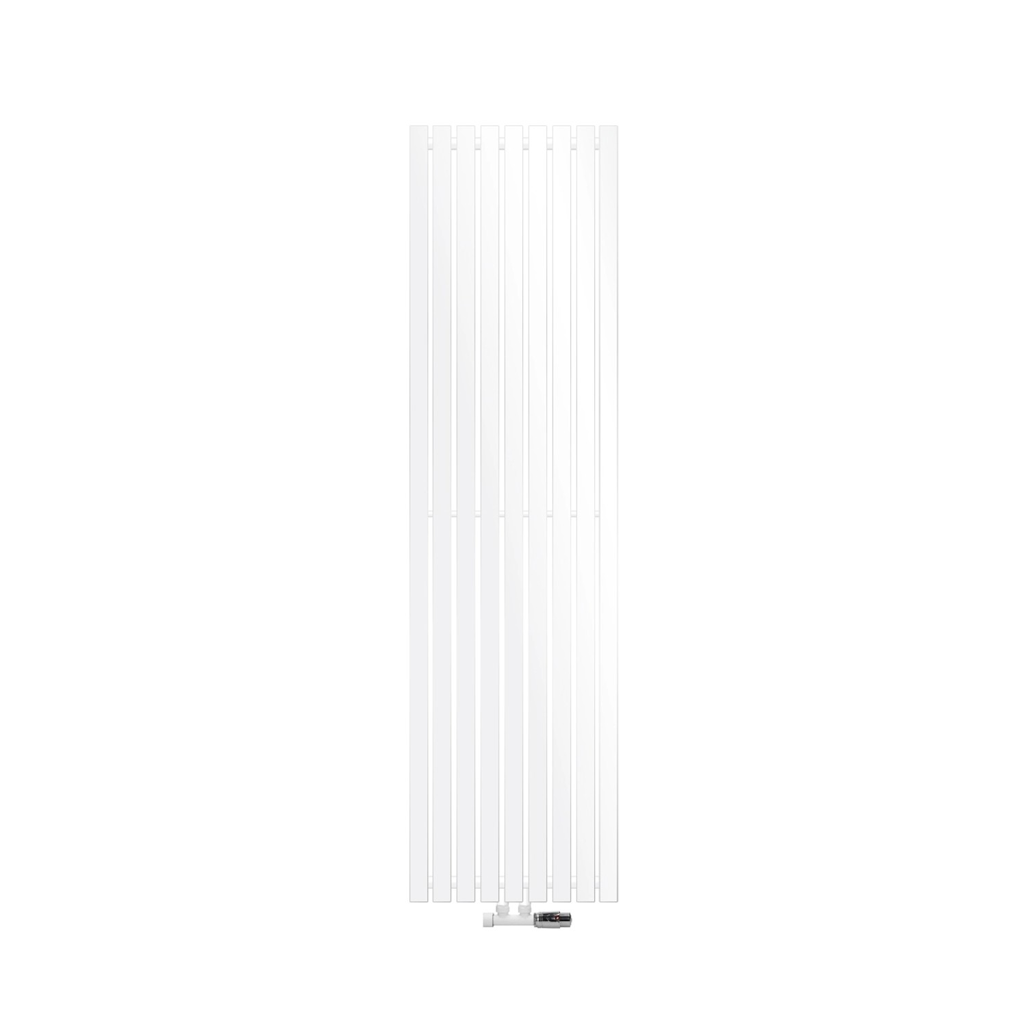 LuxeBath Stella Design Paneelheizkörper 480x1800 mm Weiß mit Thermostat Wan günstig online kaufen