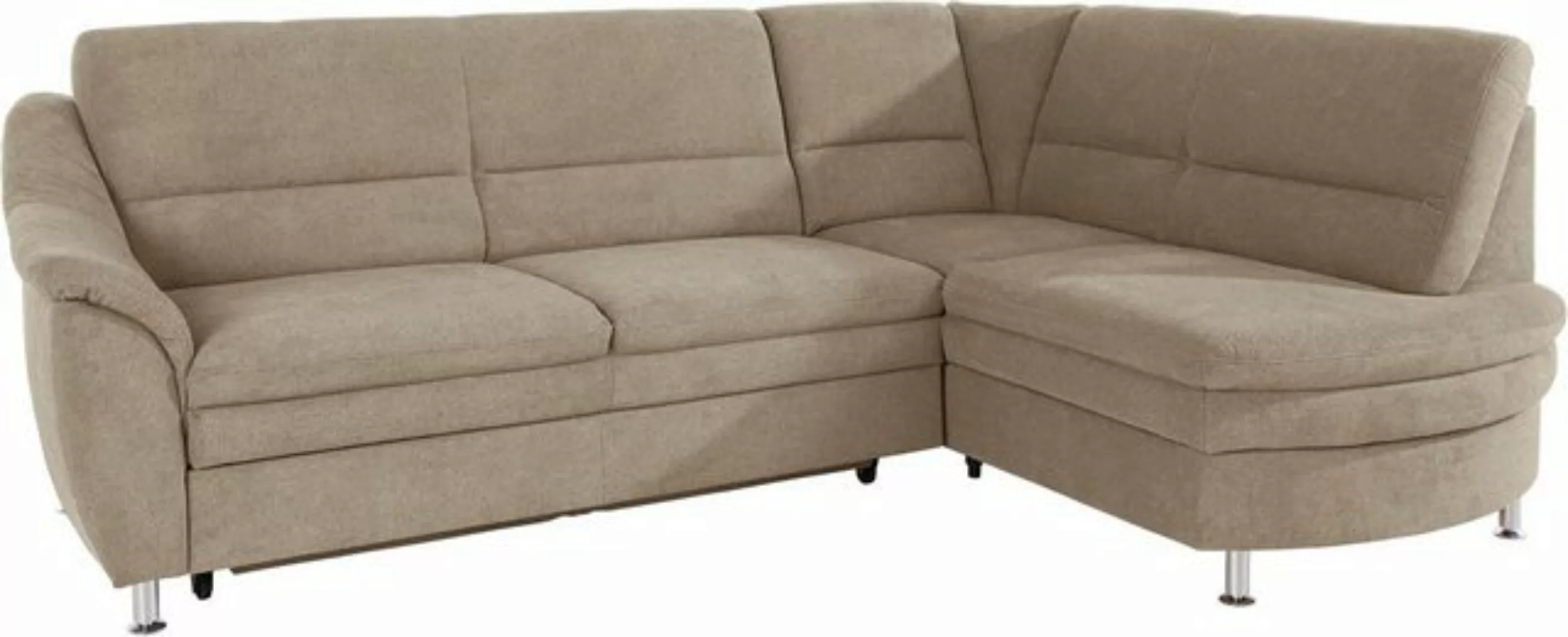 Places of Style Ecksofa Cardoso L-Form, Federkern, wahlweise mit Bett, Schu günstig online kaufen