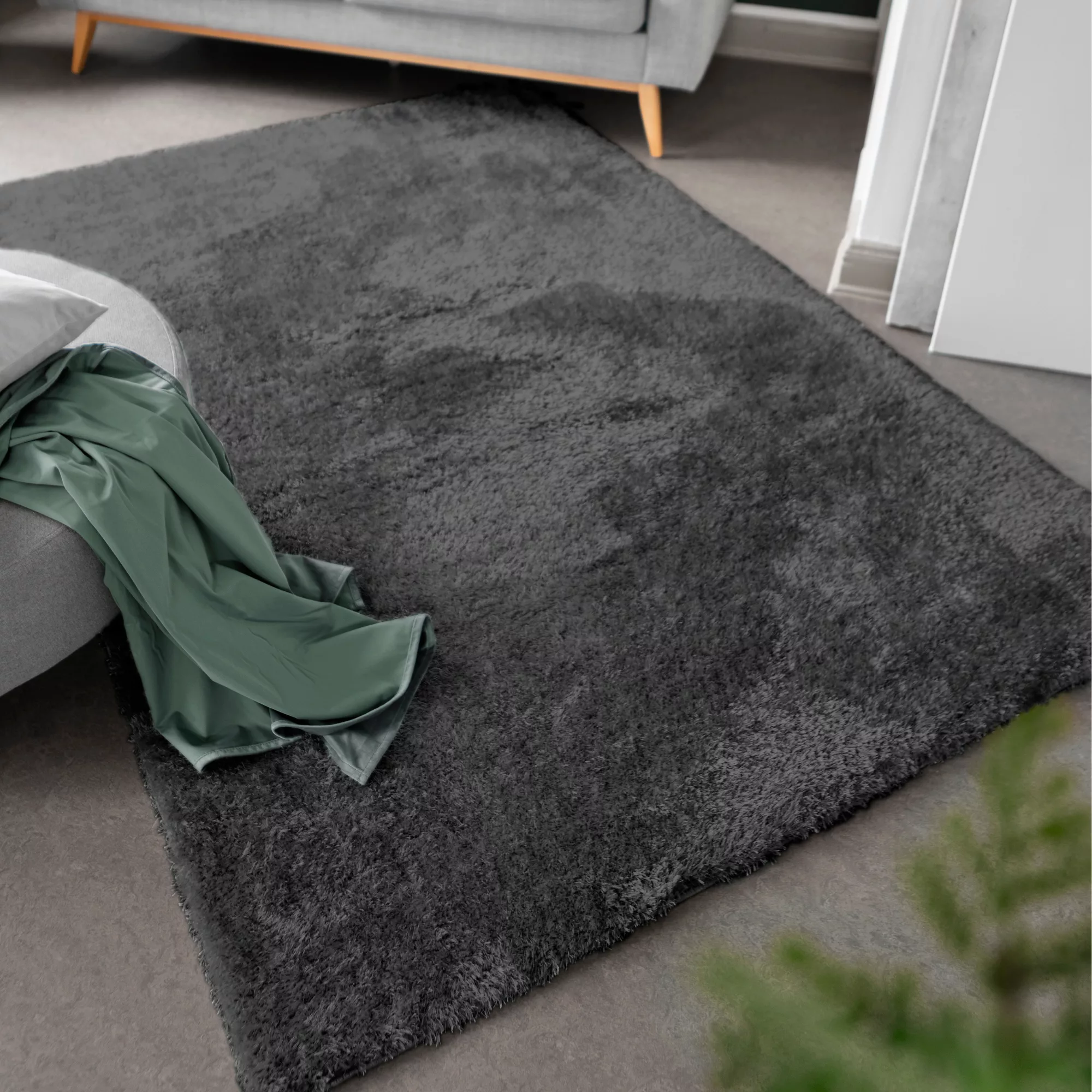 LUXOR living Hochflor-Teppich »Gela«, rechteckig, Uni Farben, weich und fla günstig online kaufen