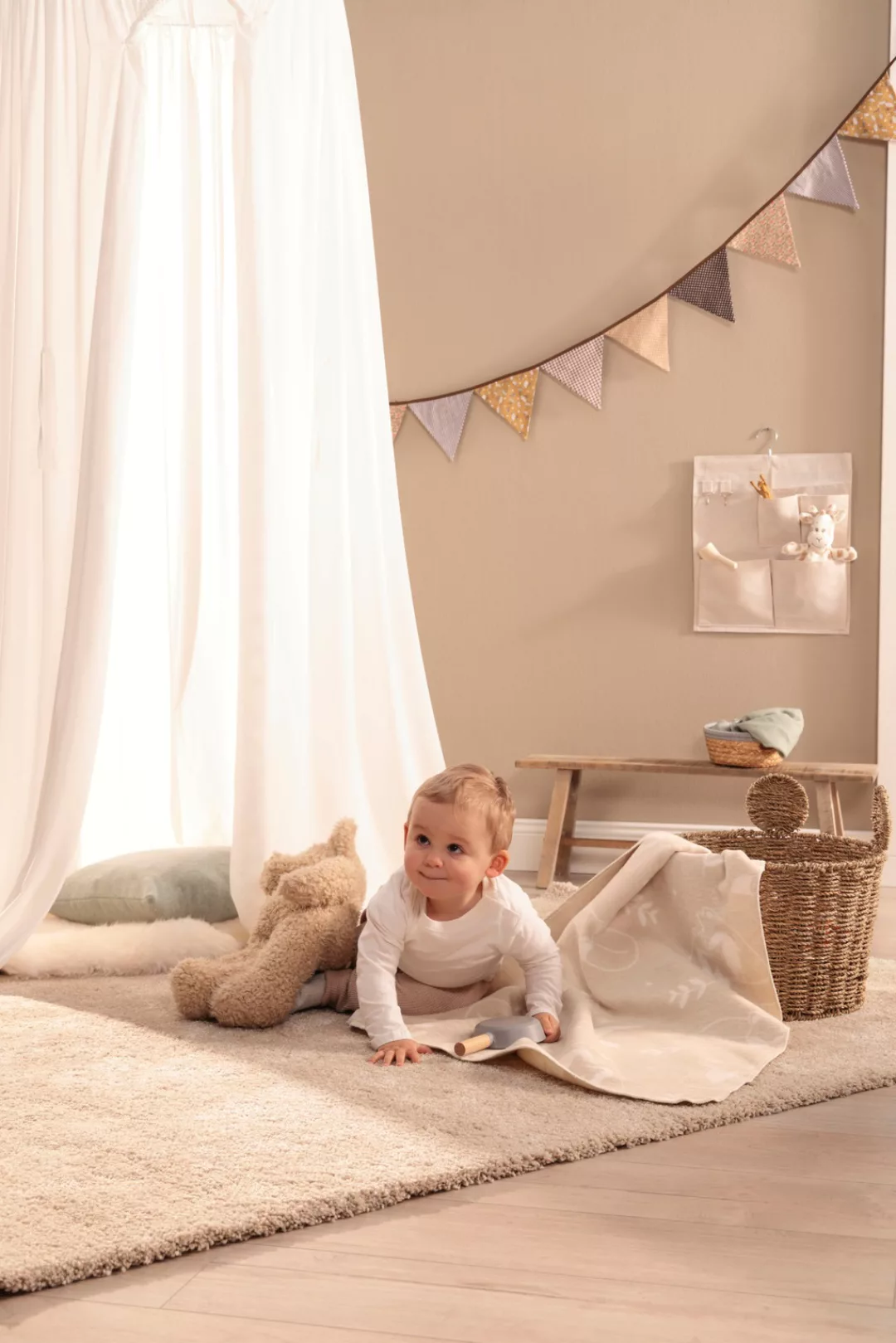 Biederlack Babydecke »Babydecke Little Foxes«, Babydecke Little Foxes mit s günstig online kaufen