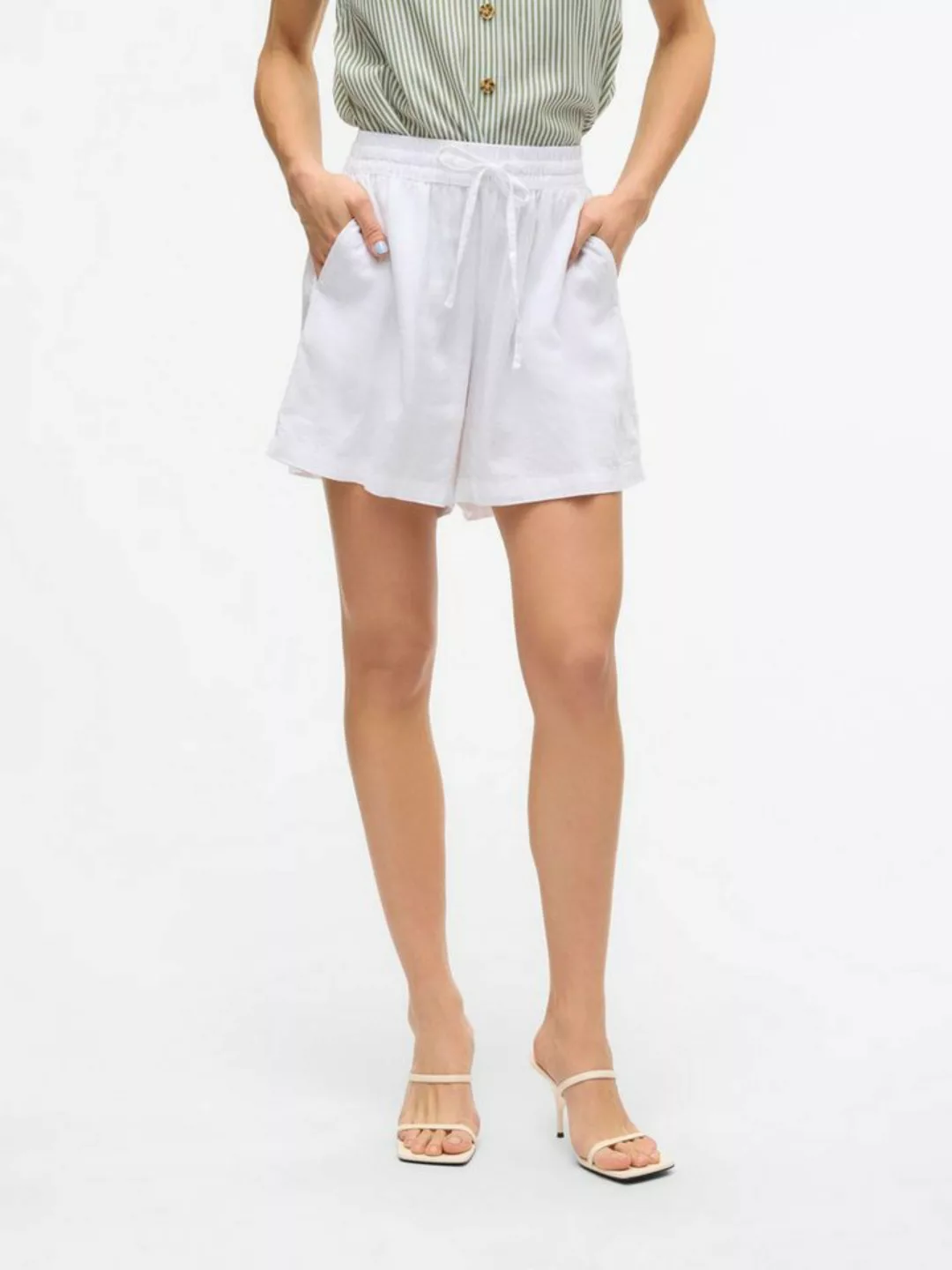 Vero Moda Shorts Shorts Elegante Kurze Leichte Sommer Pants 7582 in Weiß günstig online kaufen