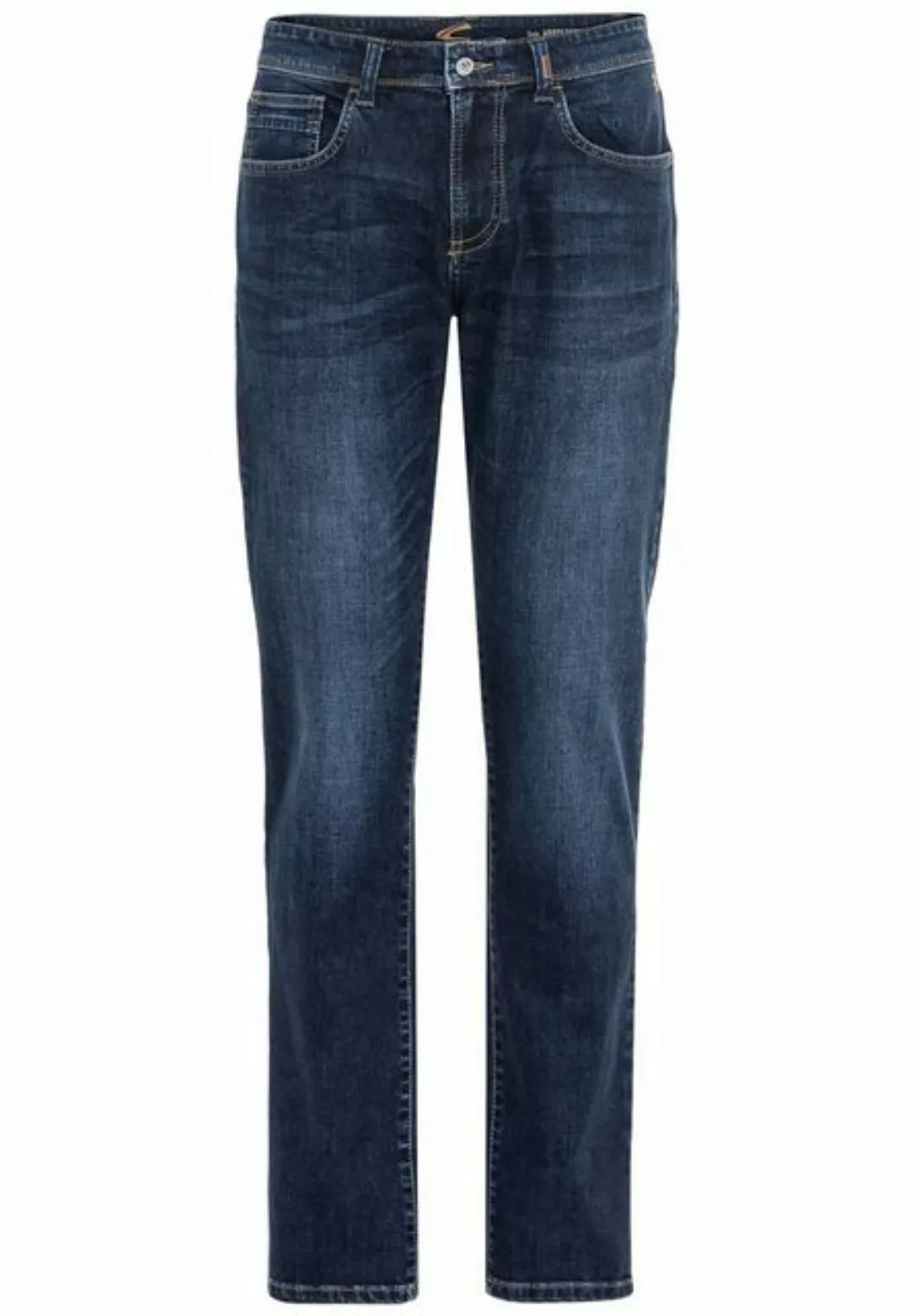 camel active Regular-fit-Jeans Relaxed Fit 5-Pocket Jeans aus Baumwolle günstig online kaufen