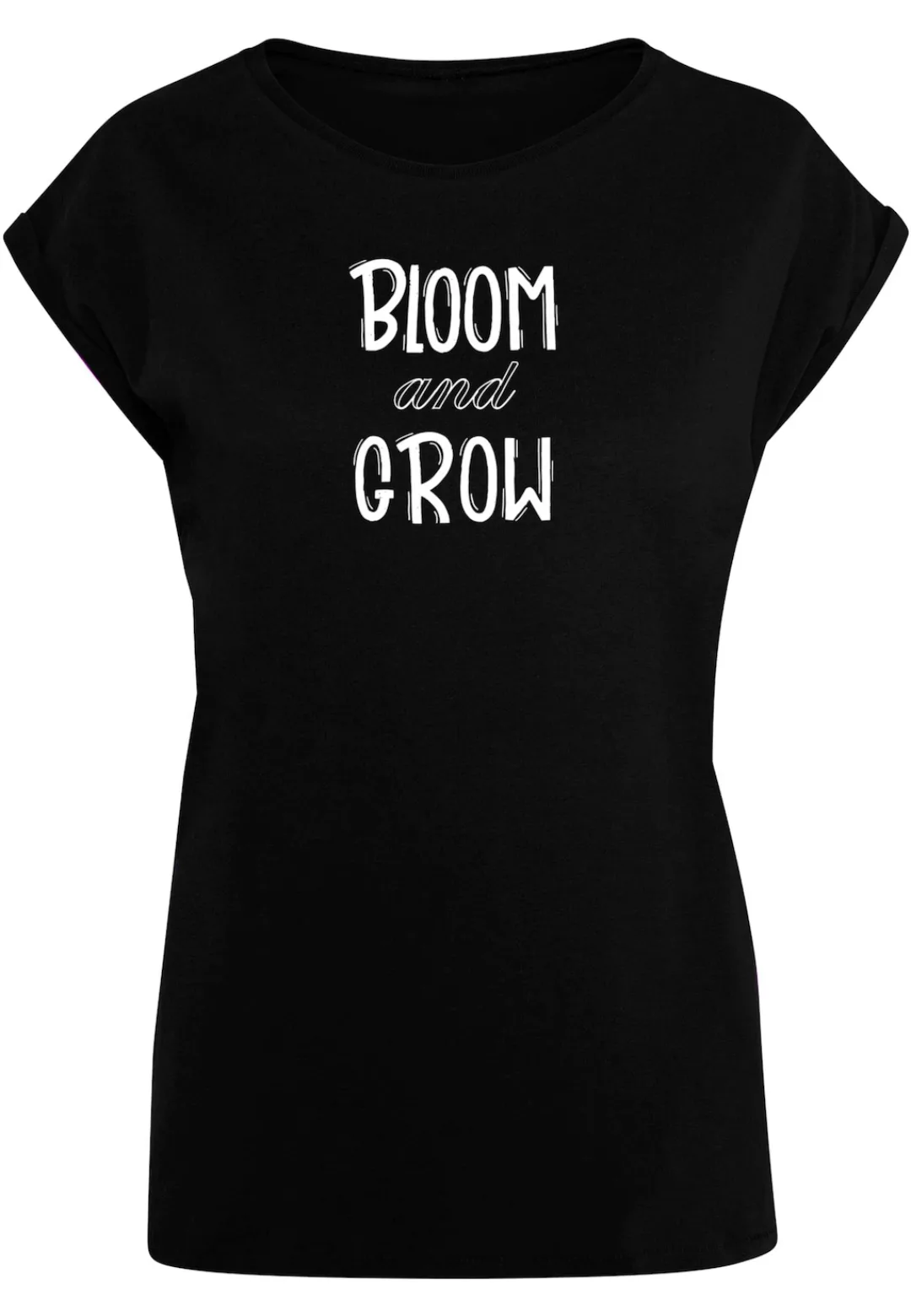 Merchcode T-Shirt "Merchcode Damen Ladies Spring - Bloom and grow T-Shirt" günstig online kaufen