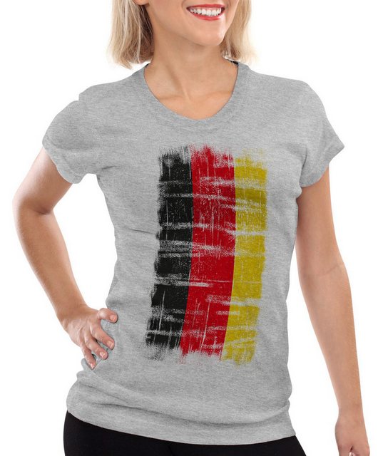 style3 T-Shirt Deutschland Vintage Flagge WM2026 trikot flagge fanartikel f günstig online kaufen