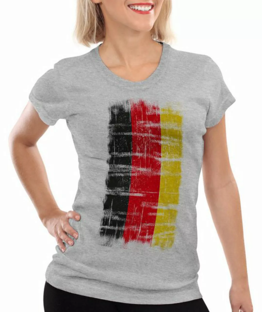 style3 T-Shirt Deutschland Vintage Flagge WM2026 trikot flagge fanartikel f günstig online kaufen