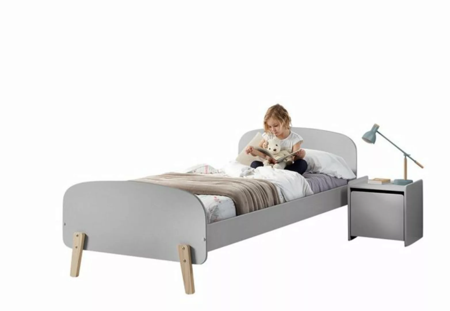 möbelando Kinderbett KIDDY, 205,5 x 72,5 x 95 cm (B/H/T) günstig online kaufen