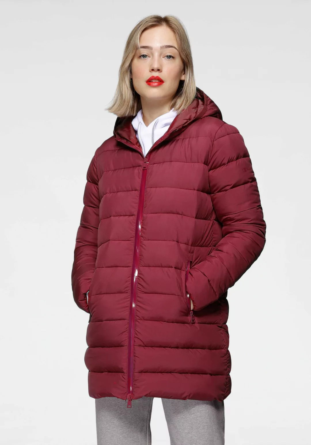 Champion Steppjacke "Hooded Polyfilled Jacket", mit Kapuze günstig online kaufen